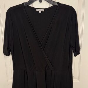 NWT White Birch Black Dress with Shorts